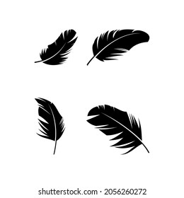 ilustración vectorial del logotipo de plumas, educación, logotipo sencillo