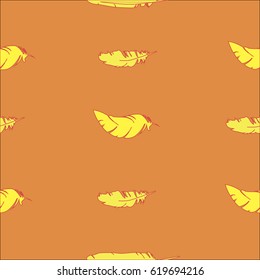 vector illustration feathers