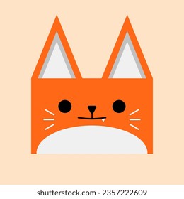 Vector illustration featuring an adorable furry friend, perfect for animal lovers seeking a heartwarming profile picture.
