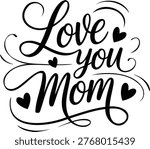 A vector illustration featuring the heartwarming message 