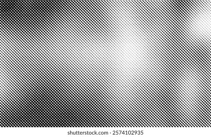 Vector illustration featuring a striking diagonal halftone dotted pattern in black and white contrast, perfect for enhancing flyers, brochures, banners, and backdrops.