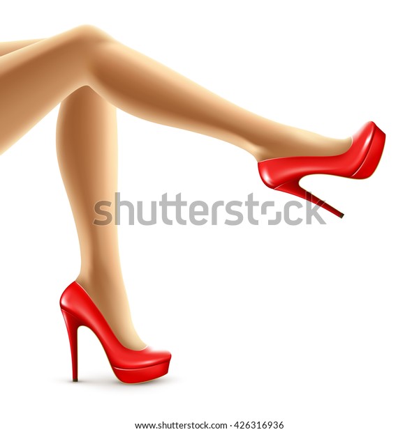 red shoes vector