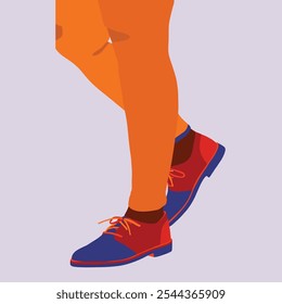 Vector illustration of female shoes