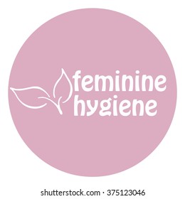 Ilustración vectorial de la higiene femenina