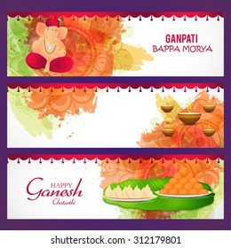 Vector illustration festival of Ganesh Chaturthi.