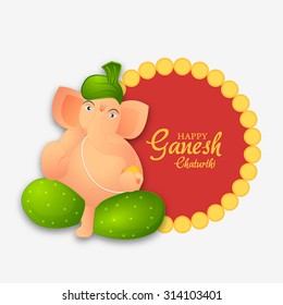 Vector illustration festival of Ganesh Chaturthi.