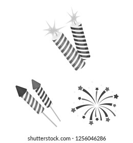 Vector illustration of festival and summer symbol. Collection of festival and holiday stock symbol for web.
