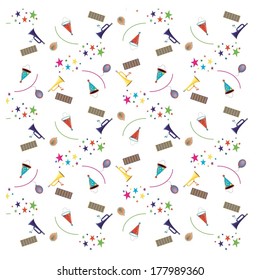 Vector Illustration of a Festive Background