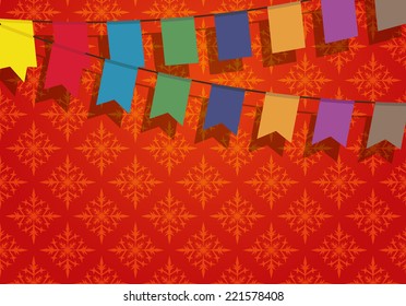 Vector illustration. Festive banner.