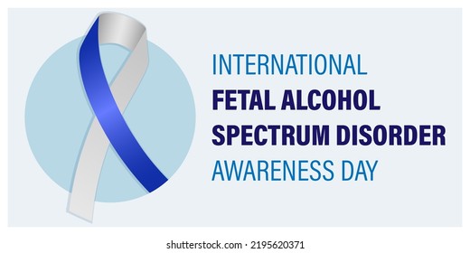 vector illustration for fetal alcohol spectrum disorder 