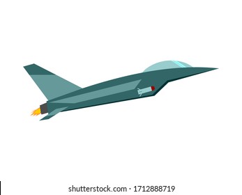 Vektorillustration-Illustration von Kampfflugzeugen