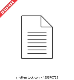 Vector illustration of file icon