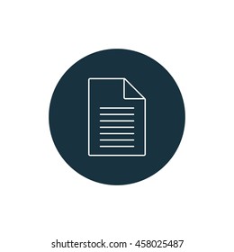 Vector illustration of file icon