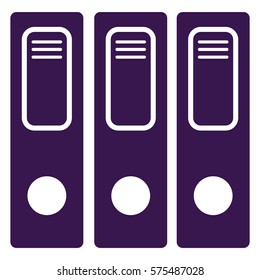 Vector Illustration of File Icon in Blue
