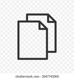 Vector illustration of file icon in dark color and transparent background(png).