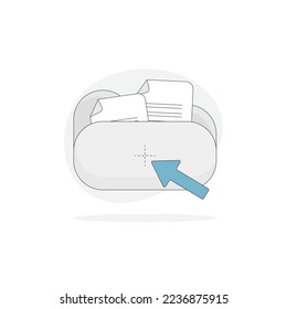 vector illustration. File upload, file download, document upload, and document download. Flat style design