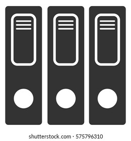 Vector Illustration of Files Icon in Gray
