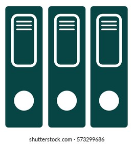 Vector Illustration of Files Icon in Green
