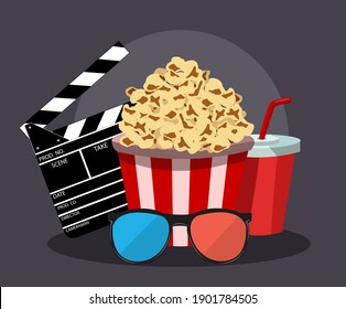 Vector illustration for the film industry