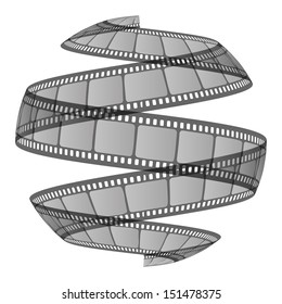Vector illustration film ribbon