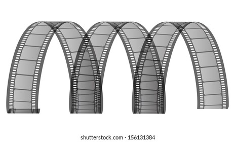 Vector illustration of film strip