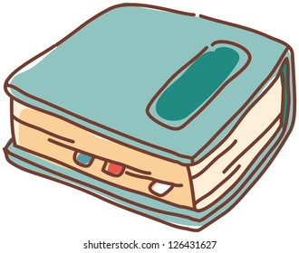 Ilustración vectorial de un filofax