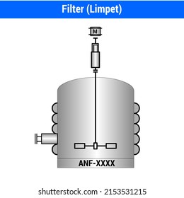 Vector Illustration for Filter (Limpet) EPS10