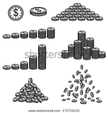 Vector illustration of financial success