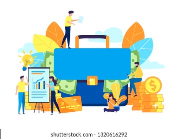 Vector illustration, financial transactions, non-cash payment transactions. Pos-terminal and payment systems, currency, coins, NFC payment system, money transfer. Vector flat cartoon illustration