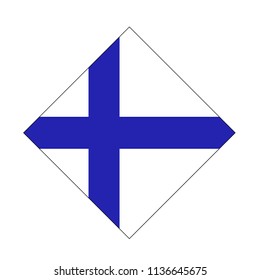 vector illustration of Finland flag