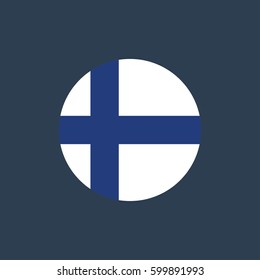 vector illustration of Finland flag