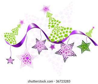 vector illustration of fir tree