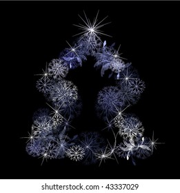 vector illustration of fir tree