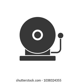 Vector illustration fire alarm system