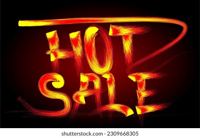 Vector Illustration of Fire effect words, fire effect writing, fire effect sentences, fire effect letters, alphabet font