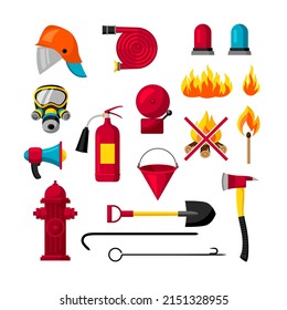 vector illustration of a fire extinguisher collection graphic. top view, perfect for background, fire company, social media and commemorate international firefighter day