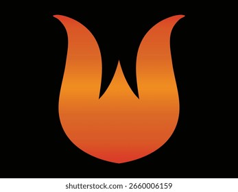 Ilustración vectorial de fuego o ícono de llama que representa calor, energía, peligro, pasión o ardor. Diseño de estilo plano limpio aislado sobre fondo blanco. Ideal para señales de seguridad, energía o advertencia.