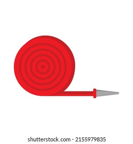 vector illustration fire hose doodle