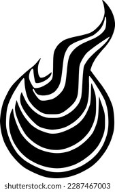 vector illustration of fire icon