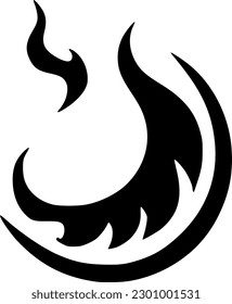 vector illustration of fire icon