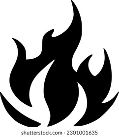 vector illustration of fire icon