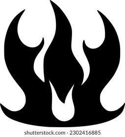 vector illustration of fire icon