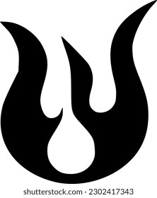 Vektorgrafik von Feuersymbol