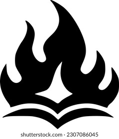 vector illustration of fire icon