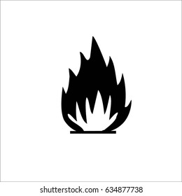 Vector Illustration of a Fire Icon