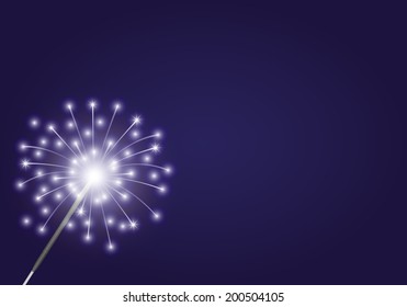 Vector illustration. Firework.