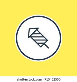 Vector Illustration Of Firework Outline. Beautiful Joy Element Also Can Be Used As Petard Element.