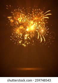 Vector Illustration of Fireworks