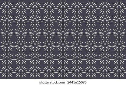 Vector illustration of fireworks display seamless background.