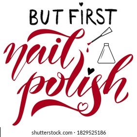 Ilustración vectorial del texto polaco de Pero First Nail para camiseta, red social, afiche, decoración, postal. Pero el origen de la caligrafía polaca de First Nail. Pero la inscripción polaca de First Nail. EPS 10.